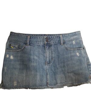 Abercrombie & Fitch Womens Mini Denim Skirt Sz 10